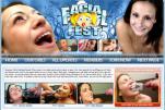 Amia Miley at Facial Fest facial porn review
